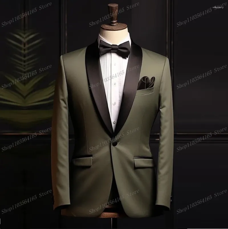 Costumes masculins Blazer Business Formal Office Bureau Bureau Casual Work Prom Prom Single Veste de mariage Fashion Fashion Male Suit C15