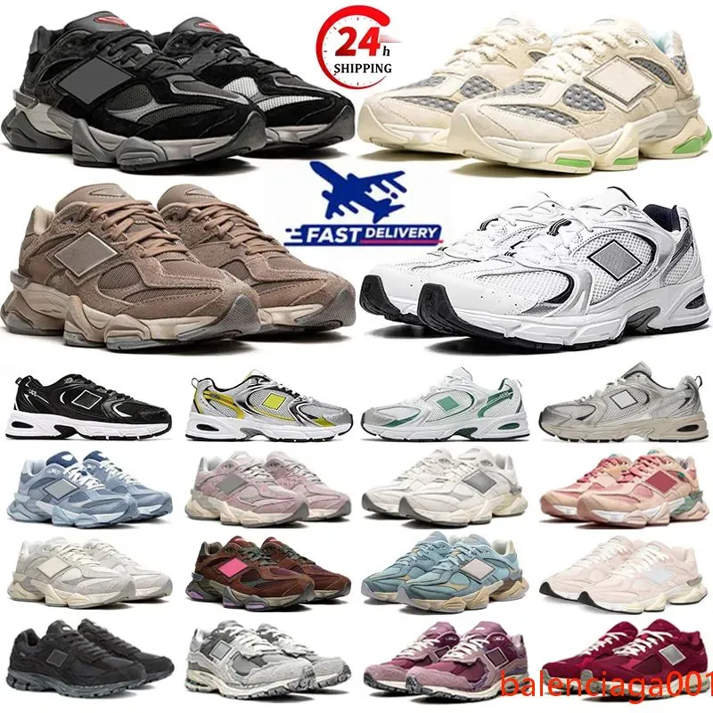 2024 Designer 9060 Laufschuhe 990 Männer Frauen 2002r Pack Pink Olive 9060s Ziegel Holz 990V3 Regenwolkengrau Meersalz Blau Haze weiße Herren Trainer Outdoor -Turnschuhe