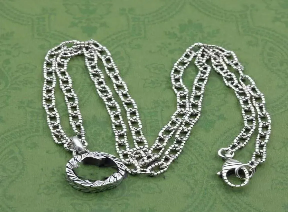 Den högkvalitativa lyxiga smycken Guldkedjedängar Letter G Bijoux Designer Original Förpackning CCI -halsband 927649485