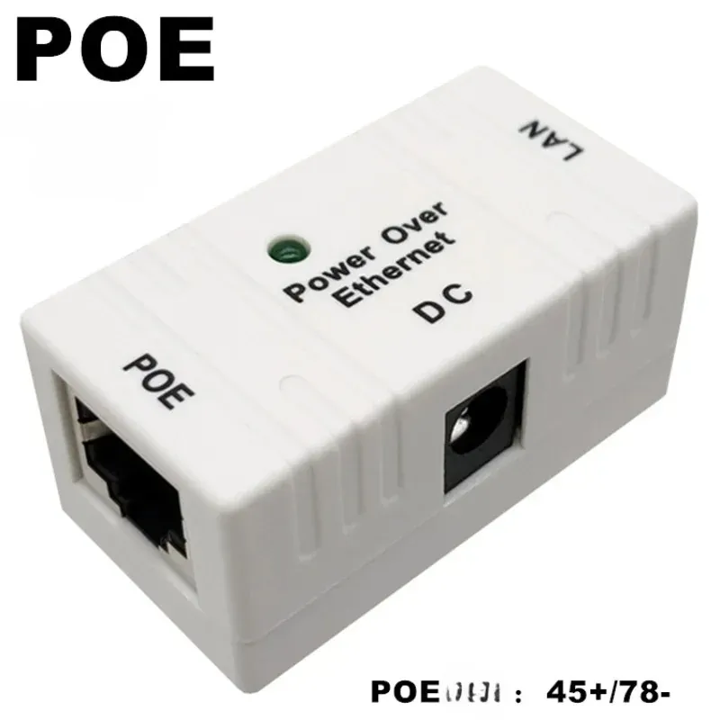 1000/100 Mbps 5V 12V 24V 48V/1A POE Iniettore Splitter di potenza la fotocamera IP Accessori del modulo Adattatore POE
