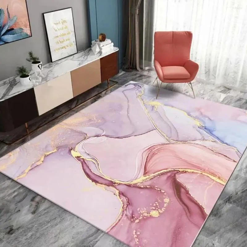 Tapijten polyester moderne minimalistische kunst tapijt slaapkamer en studeerkamer levende salontafel bank is zacht