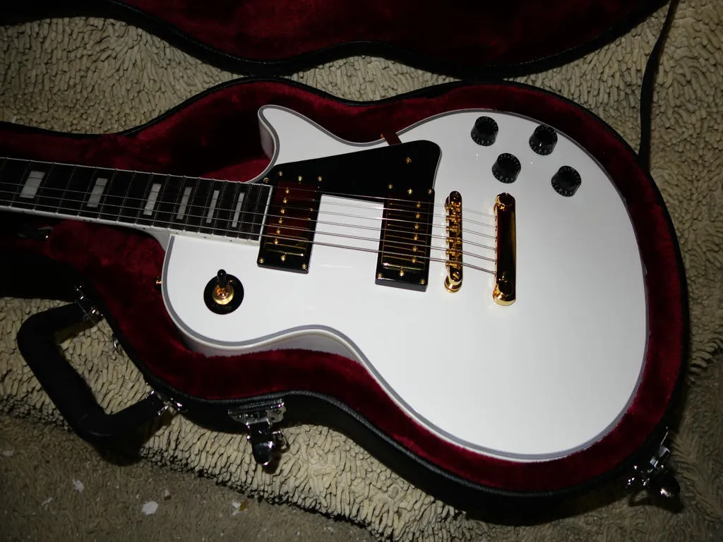 Custom Shop White Electric Guitar Hoge kwaliteit Gratis verzending A8344