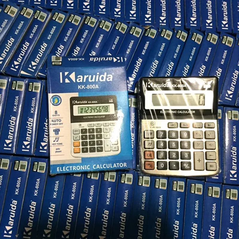 Electronic Numbers Calculators Student Exam Calculator Desktop Plastic Mini Office Financial School Business Calculate Supplies KK-800A