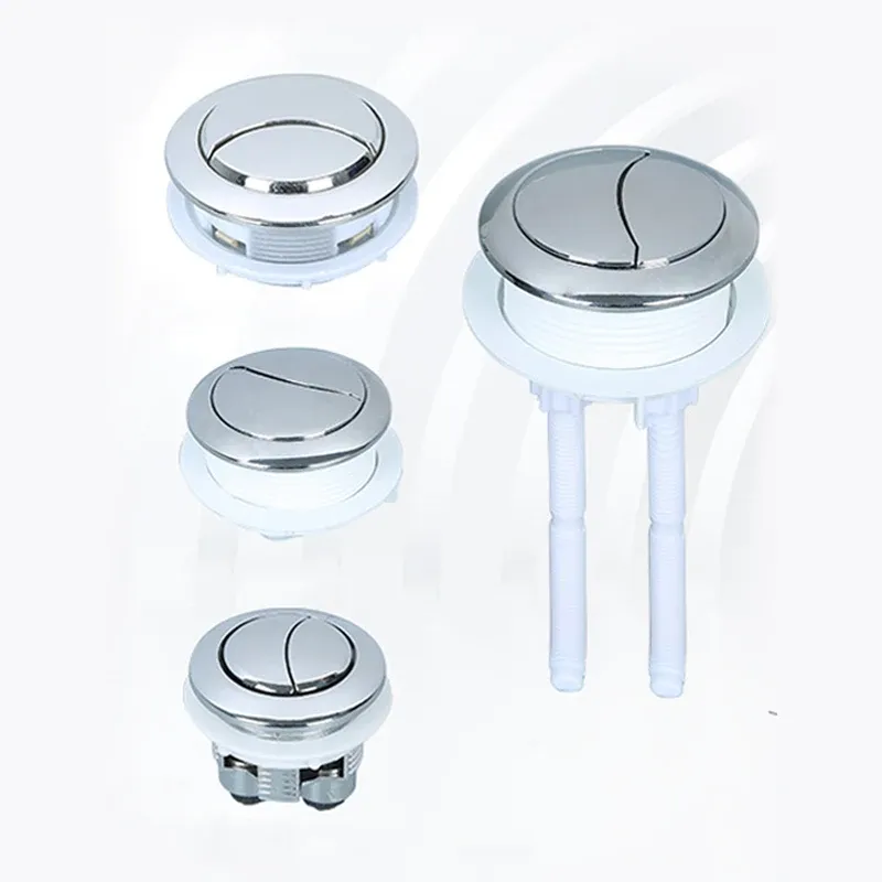 Stel 38/48/58 mm Dual Dush Button Universal Flush Toilet Beta -stoel Watertank Knop Dubbele staven Dubbele staven Toiletschakelaar Accessoires