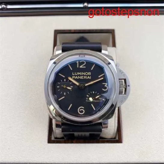 Montre de bracelet sportif Panerai Strap en caoutchouc Steel Céramique Titanium Metal Machinerie Automatique Machinery Men's Luminor Series PAM00423 Diamètre 47 mm