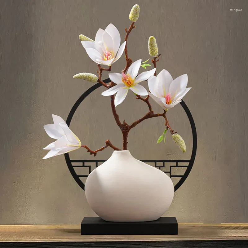 Vasen 1 Chinesische Keramik kleine Vase Zen Home Dekoration kreativer Foyer Weinschrank Ornament