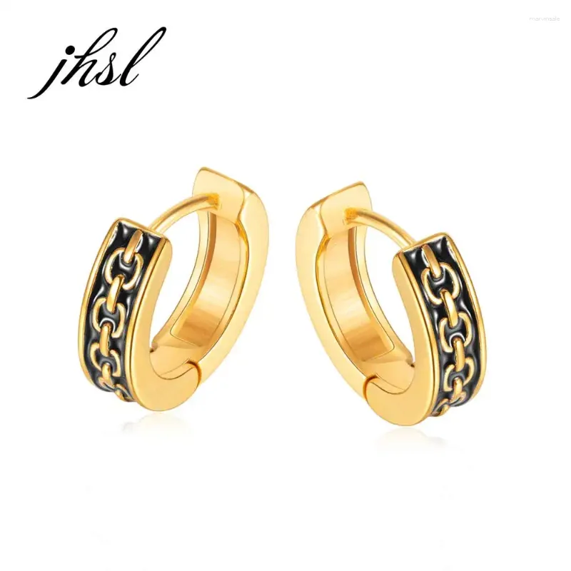 Stud Earrings JHSL Unisex For Men Women Stainless Steel High Polishing Good Quality Unique Design Fashion Jewelry