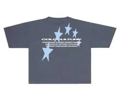女性用Tシャツの夏の新星プリントピュアコットンユニークな短袖トップ美学ストリートY2K通気性快適なルーズカップルT-SHIRTL2403