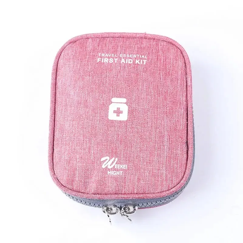 Mini tragbare Medizin Aufbewahrungstasche Reise Erste -Hilfe -Kit -Medizin -Taschen Organisator Camping im Freien Notpille Hülle im Freien
