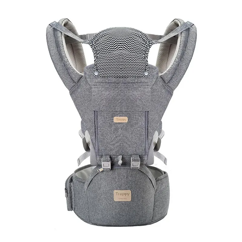 Baby 5-in-1 volledige positie rugzakstijl sling geschikt voor 7-35 pond gecertificeerde ergonomische baby's en kinderen 240428