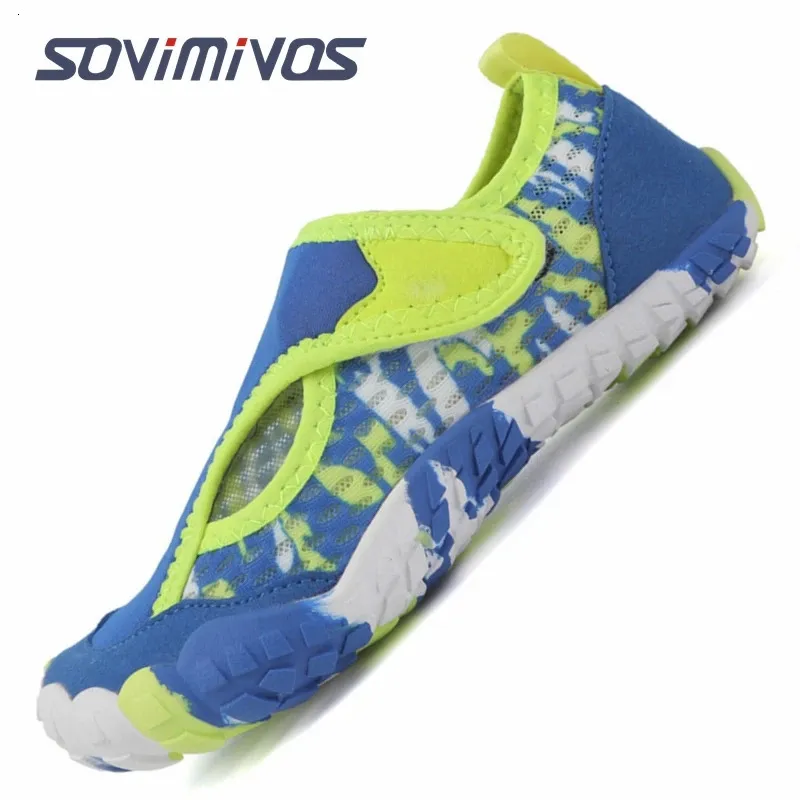 Sapatos descalços para crianças descalços para crianças para lazer as crianças caminham sapatos de água de água para meninos leguano saguaro 240424