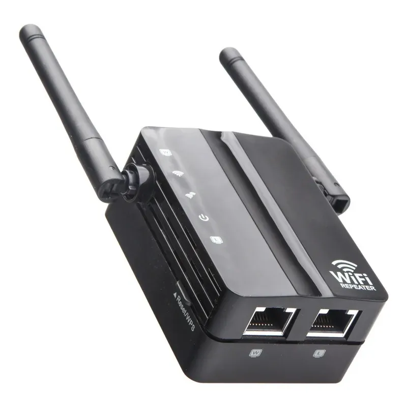 2 w 1 WIFI Repeater Zakres przedłużacz zabezpieczenia otworów mini kamera WIFI Ulepszanie sygnału bezprzewodowego aplikacji Apar