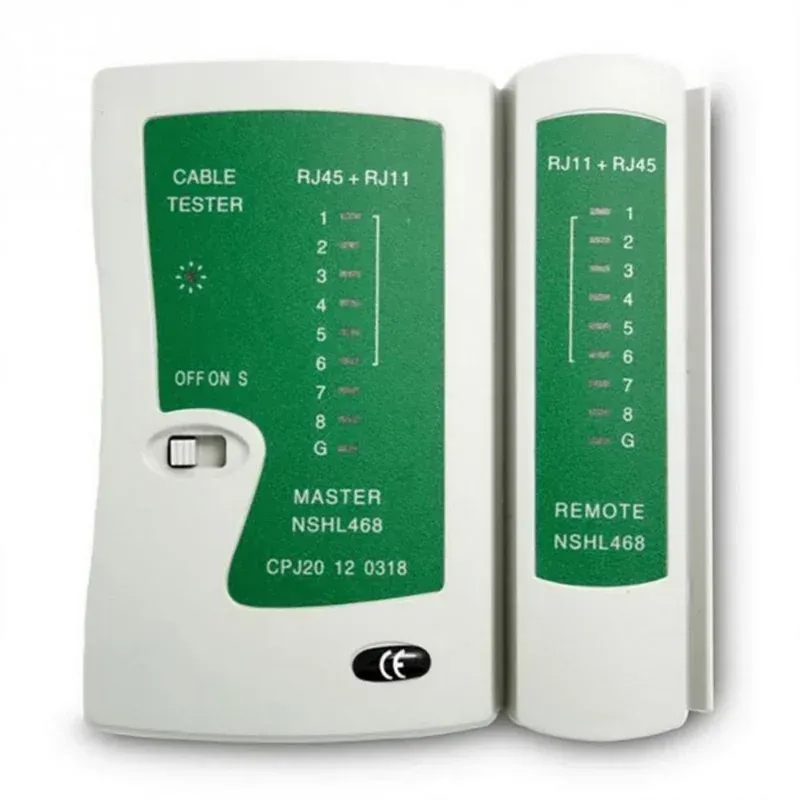 RJ45 RJ11 RJ12 Tester cavi di rete Cat5 Cat6 UTP Tester Lan Tester Networking Telephone Retector Strumento