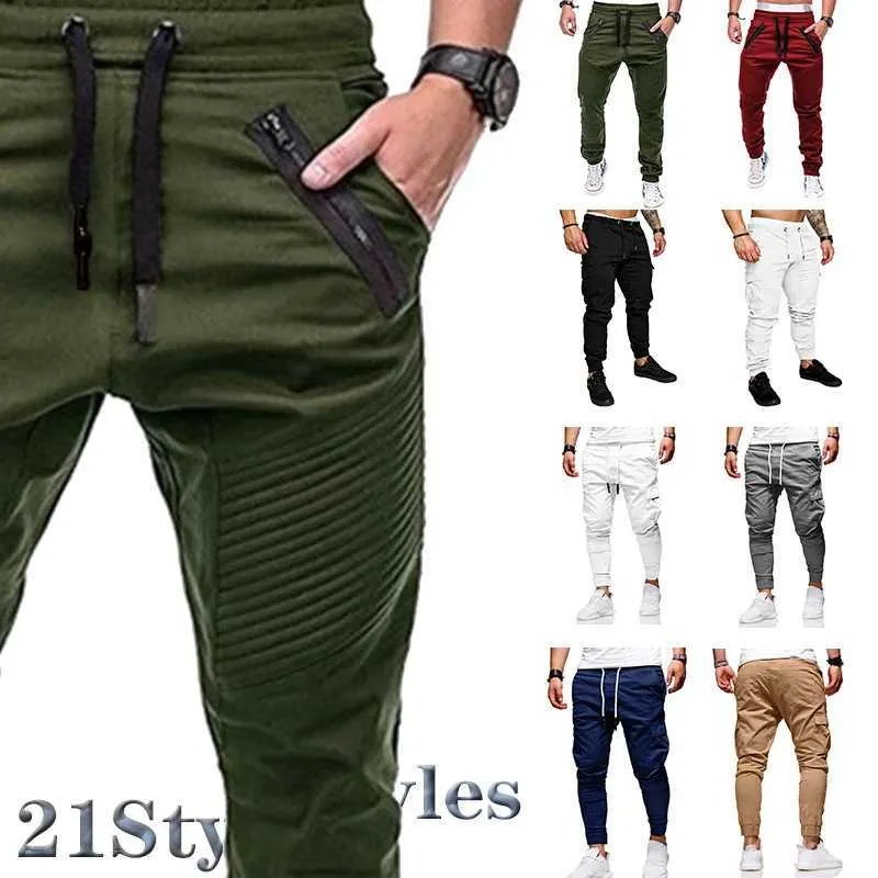 Pantaloni maschili 2023 pantaloni sportivi per esterni nuovi maschili jogging harem casual fitness pantaloni q240429