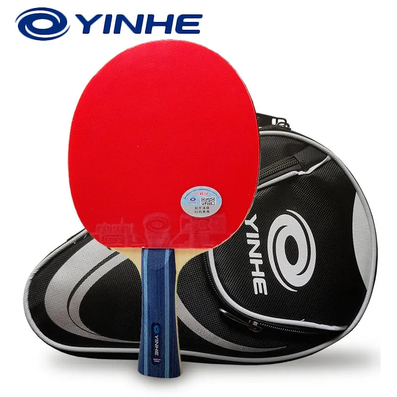 Yinhe 07B Masa Tenis Raket 5 Ahşap Ping Pong Elastik Kauçuk ITT ile Onaylı Hızlı Saldırı Döngüsü 240419