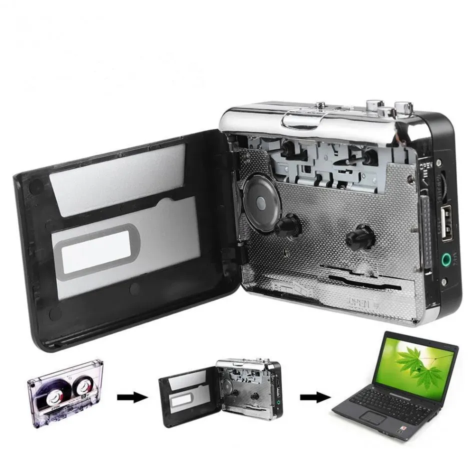 Reproductor Redamigo MP3 Cassette Player Capture to MP3 Cassette Capture Captura en PC Super Cassette al convertidor MP3 Cassettetomp3 EZ218