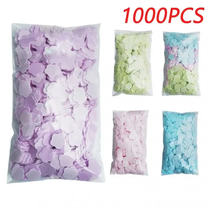 Set Soap Sheets Disposable Paper Soap Mini Petals Hand Washing Table Flakes Washing Toilet For Bathroom Outdoor Travel Soap Paper