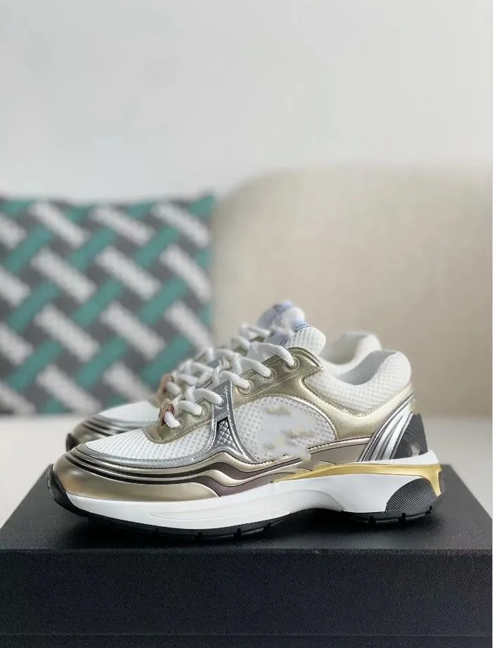 Designer Sneakers: Top-Quality Gold Fashion Trainers, Big Sizes ...