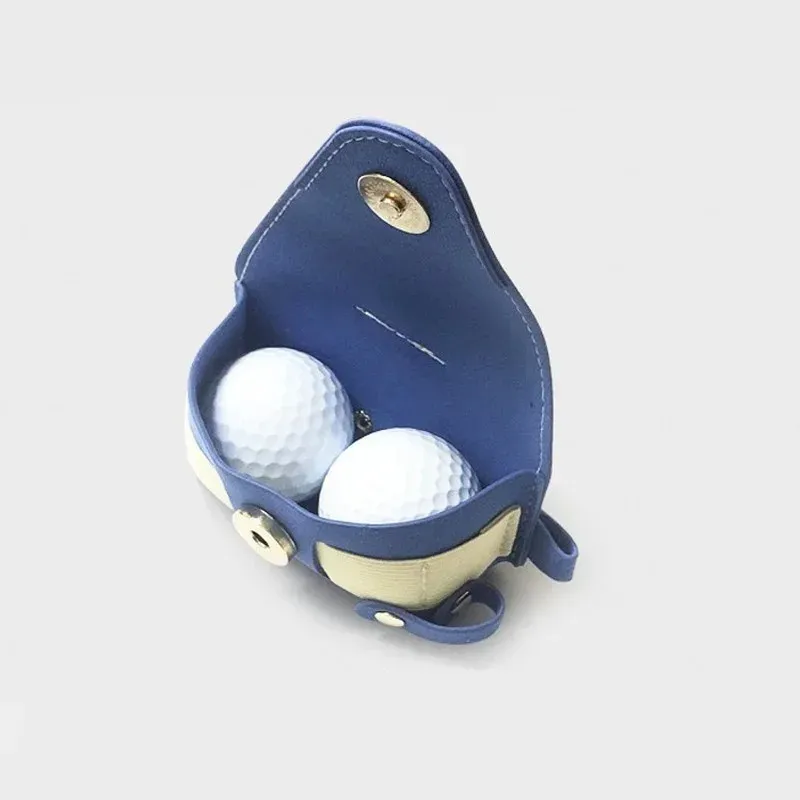 Ny Mini Golf Ball Bag Tee Holder Storage Pouch Portable Skull Golf Zip Handbag Portable Golf Ball Storage Bag Holder Midja Pouchfor Portable Golf Tee Organizer
