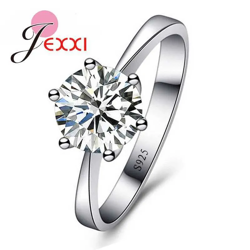 Полоса Rings цена дамы обручальное кольцо круглое кубическое циркон пальцы rvery дешевый 925 Sterlsilver Fashion Sirew Jewelry J240429