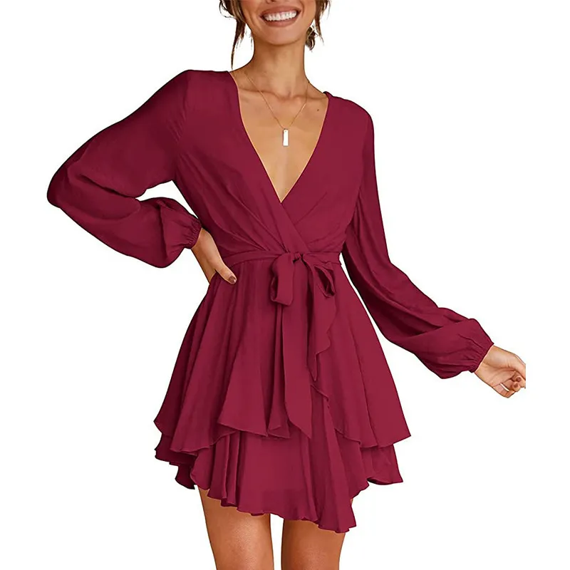 Luxury Fashion Summer Dresses For Women Deep V Neck... From Clothing959421,  $49.85 In Bulk | DHgate.Com