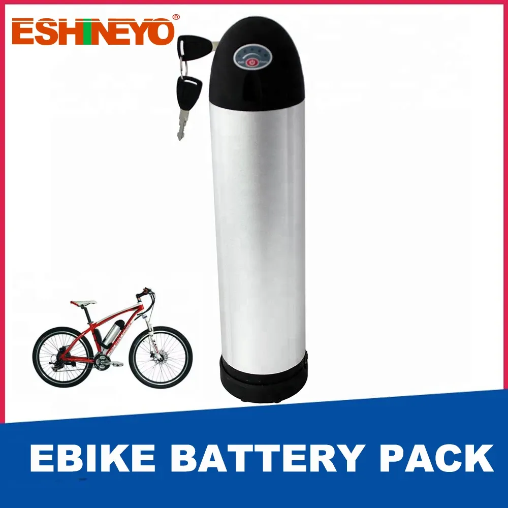 Del 36V 10AH 15AH 20AH EBIKE Batteripaket 18650 Cell Kettle Water Bottle Down Tube Batterier för Electric Bicycle Mountain Bike DIY