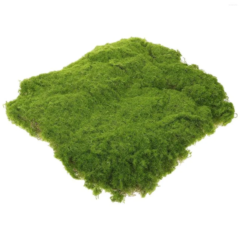 Decorative Flowers Green Decor Artificial Moss Fairy Garden Kit Lawn Mat Sand Table Cuttable Turf Fake Grass Model Decoration