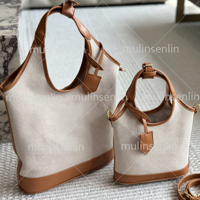 Grand lin mélange en cuir sac fourre-tout de luxe sac de créateur de lux