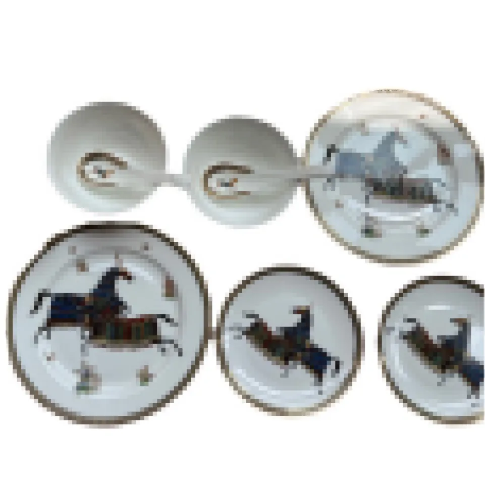 Designer Table Varelle Streed Series Bos China Bowls Bols Cupons Cups Plaques Dix pièces Set Varelle Table