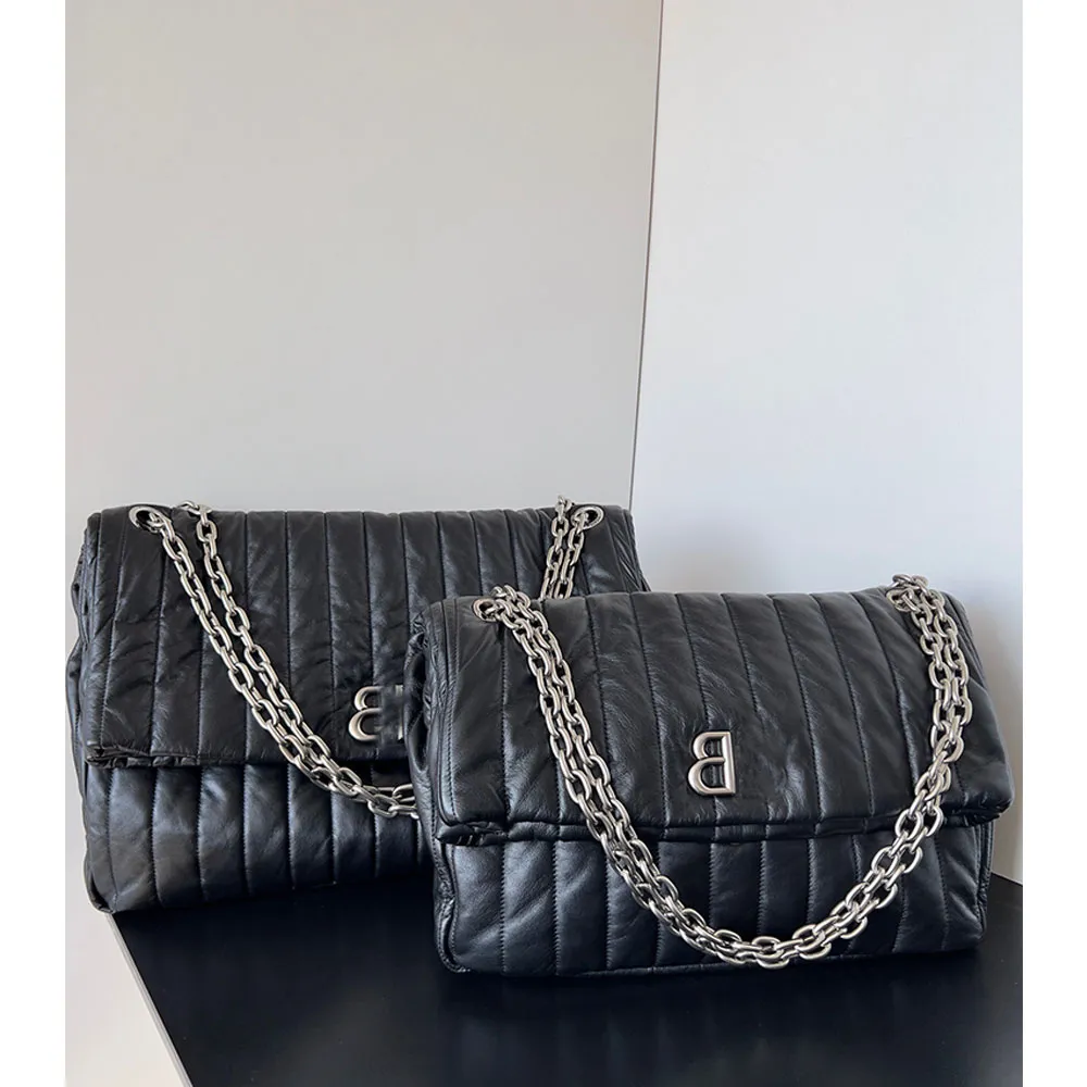 Borsa a conquista della borsa a ascelle della catena di design La borsa della borsa è una borsa di lusso testurizzata flessibile sacche in stile passerella classico sacche di lussuoso decoro femmine