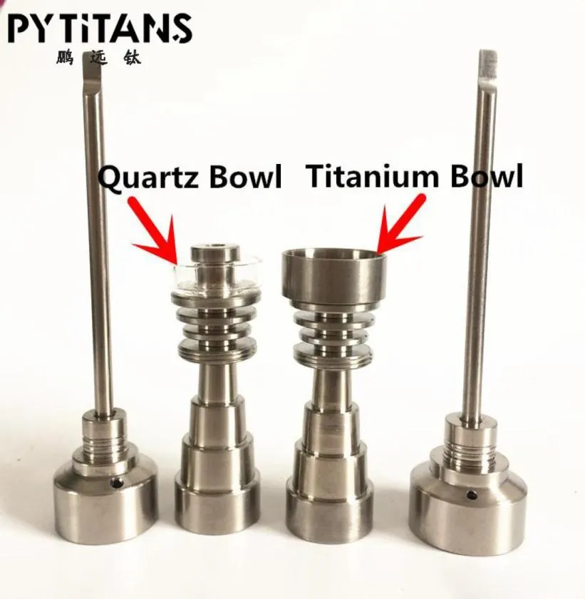 Аксессуары для курения Quartz Bish Bowl и Titanium для Duali Hybrid Lover6040296