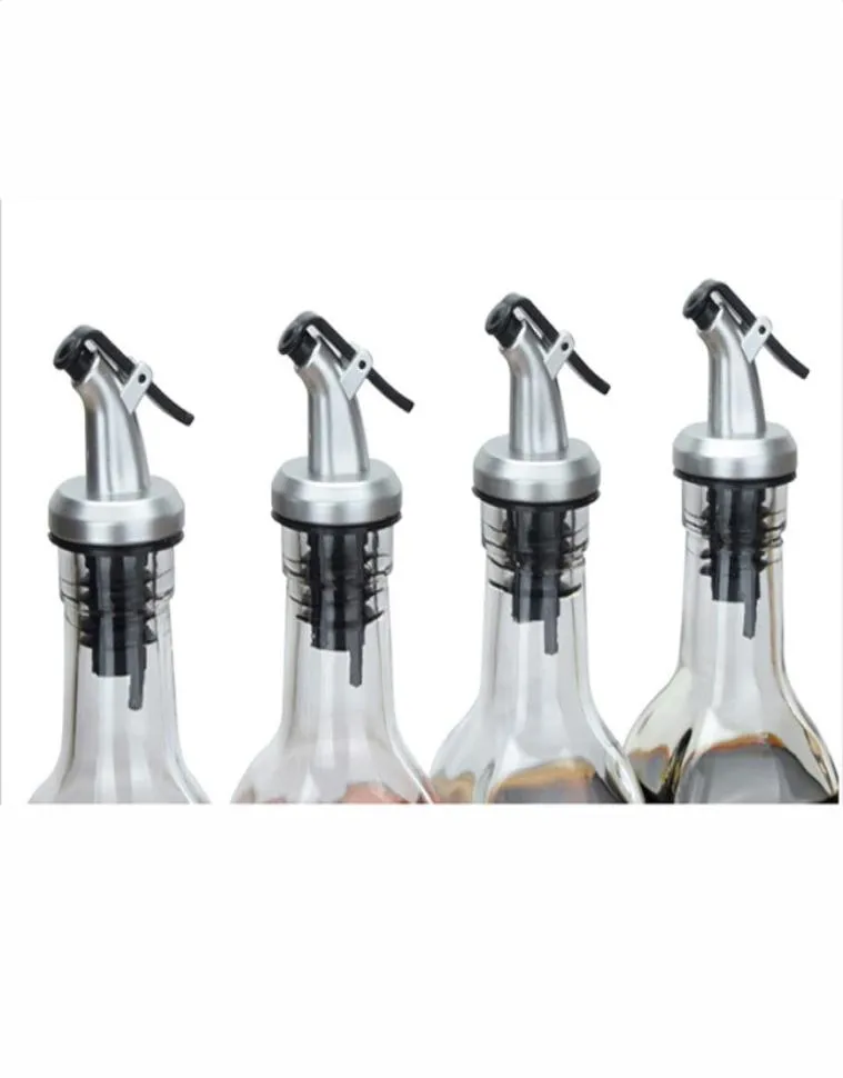 Bouteille d'huile Stopper Abs Sceau de verrouillage Sceau de verrouillage Abof à l'épreuve des aliments Sauveau de buse en plastique Sauce Dispensateur Vin Winers Bar Tools VT19015113823