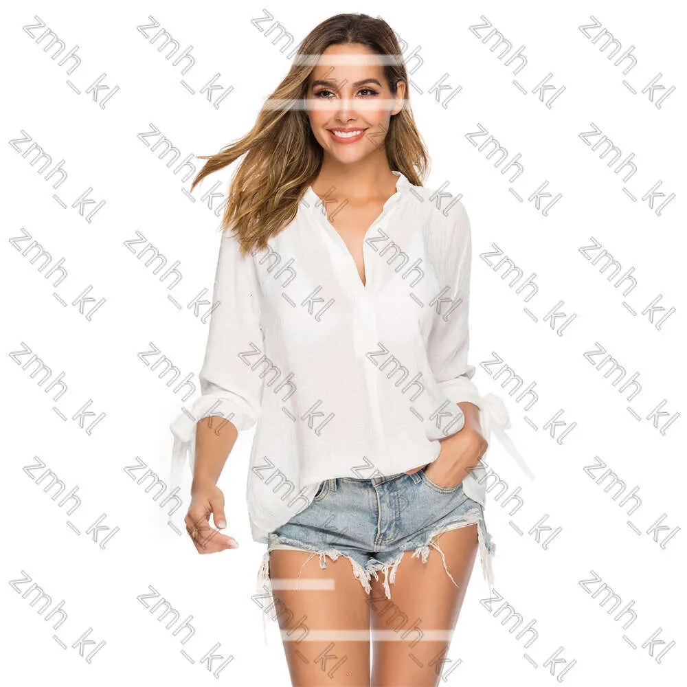 Fashion Designer Women T Shi Summer Shi Shi White White Women's Shi Quaer SHO SHO a V-Neck Bow sho e versatile tee shi unica dimensione adatta a tutte le alte qualità 737