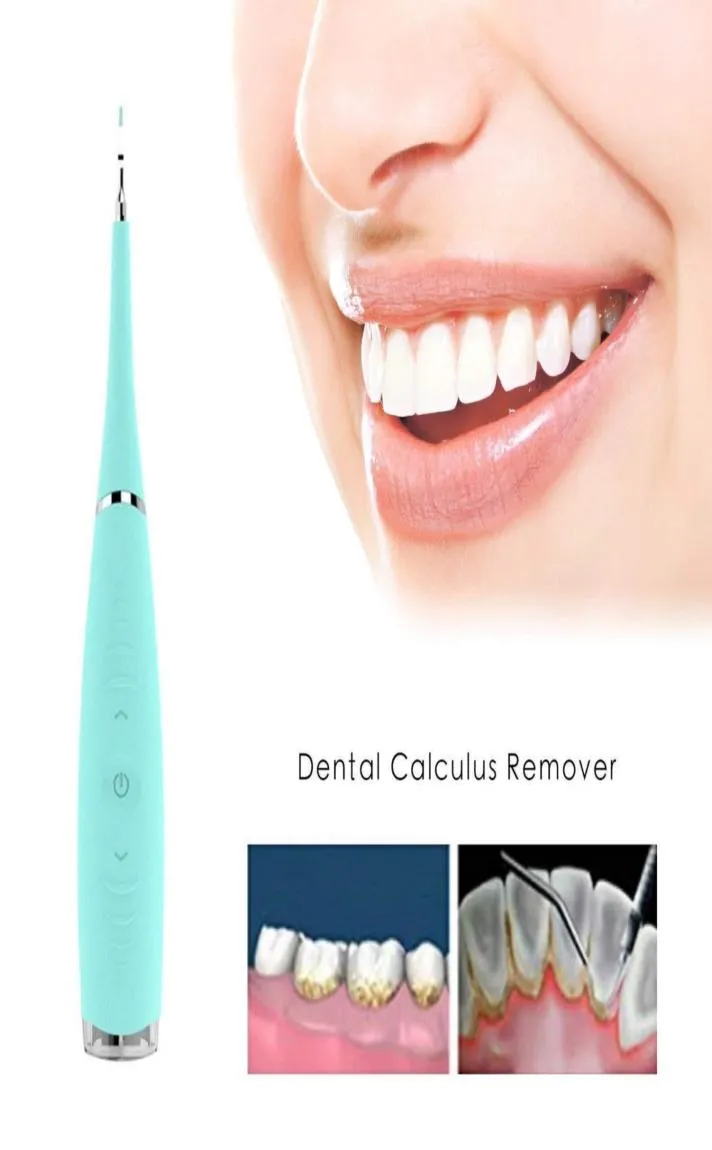 Portátil Electric Dental Scaler Cálculo de dente Removedor de dentes manchas
