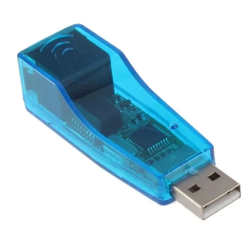 USB 10/100Mbps Netwerkkaart USB naar RJ45 Ethernet LAN -netwerkconverter Geschikt voor PC Laptop Win 7 Android Mac -adapter
