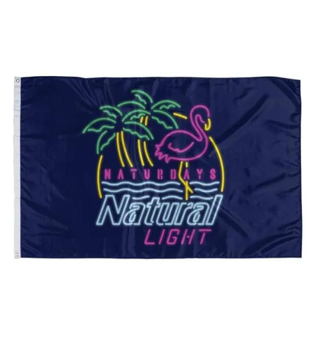 Goedkope Naturdays Natural Light Flag 3x5 All Country 3x5ft vlaggen afdrukken Hangende advertentie Nationaal Outdoor Indoor4279759