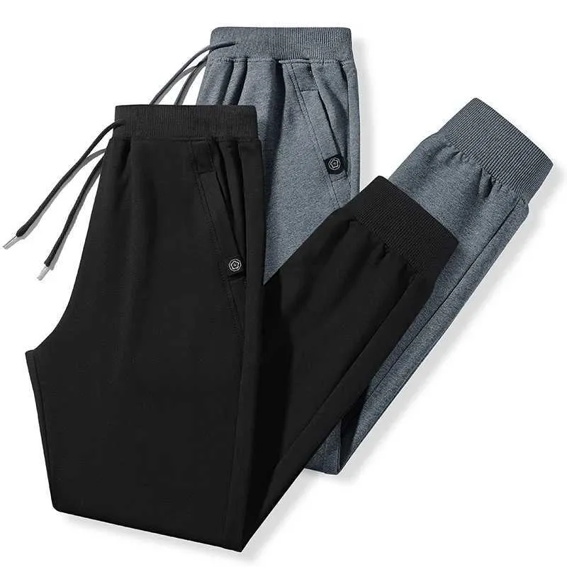 Men's Pants 2023 casual pants mens fitness sportswear bottom sportswear cotton Trousers gym jogging pants mens jogging pants 8XL J240429