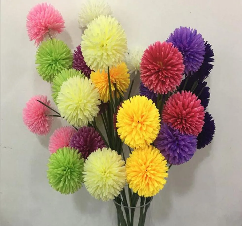 Konstgjorda krysantemum daisy blommor hem bröllop centrum dekoration party flores artificiales7227016