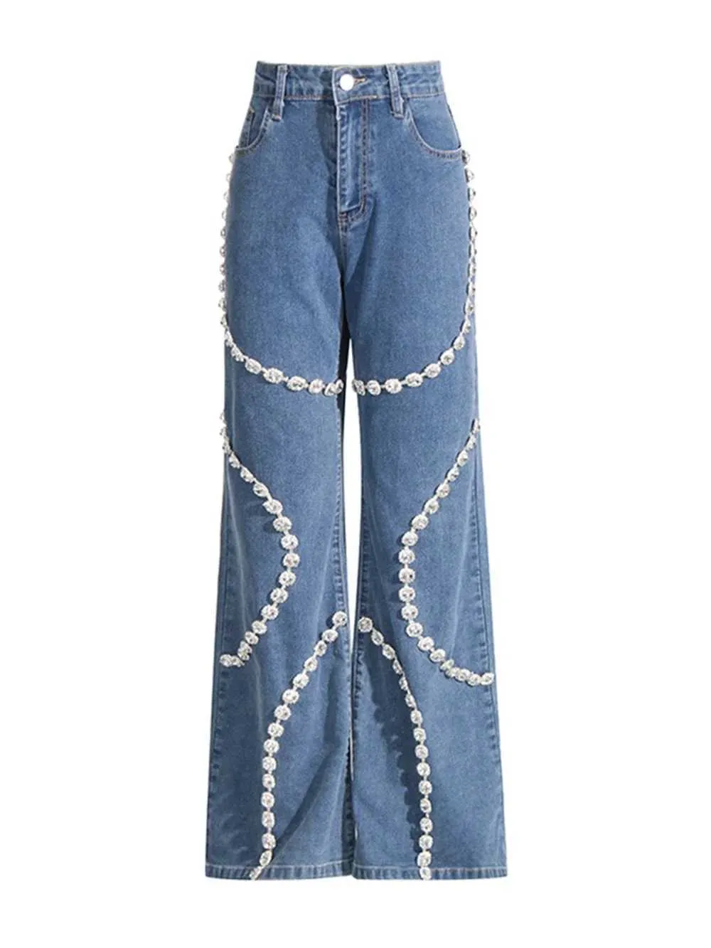 【Y2K】DND4DES Fake GAL chain blue denim Y2K】DND4DES Fake GAL chain blue denim - メルカリ