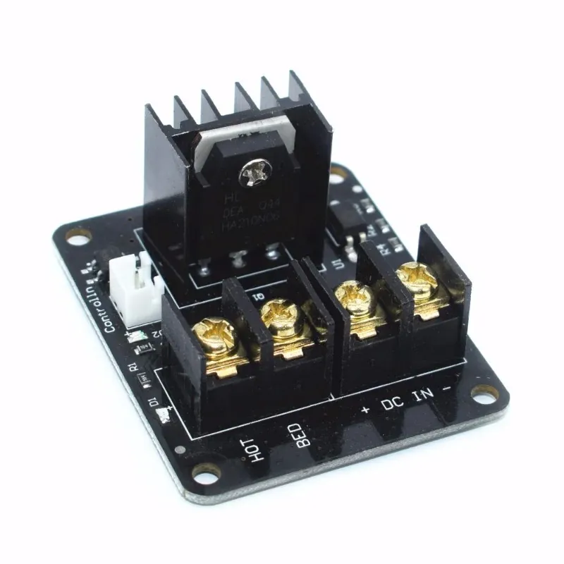 Neues 3D -Drucker heißes Bett MOSFET -Leistungsweiterung BO ARD / HEAT BET -Kraftmodul für ANET A8 A6 A2 Vergleich schwarze Rampen 1.4