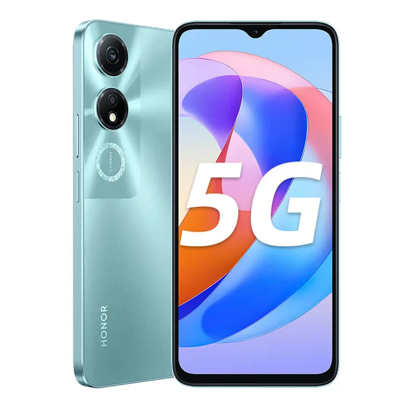 Original Huawei Honor Play 40 5G Mobiltelefon Smart 6 GB RAM 128 GB ROM Octa Core Snapdragon 480 Plus Android 6.56 "Vollbild 13,0 MP 5200mAh Face ID Fingerabdruck Handy