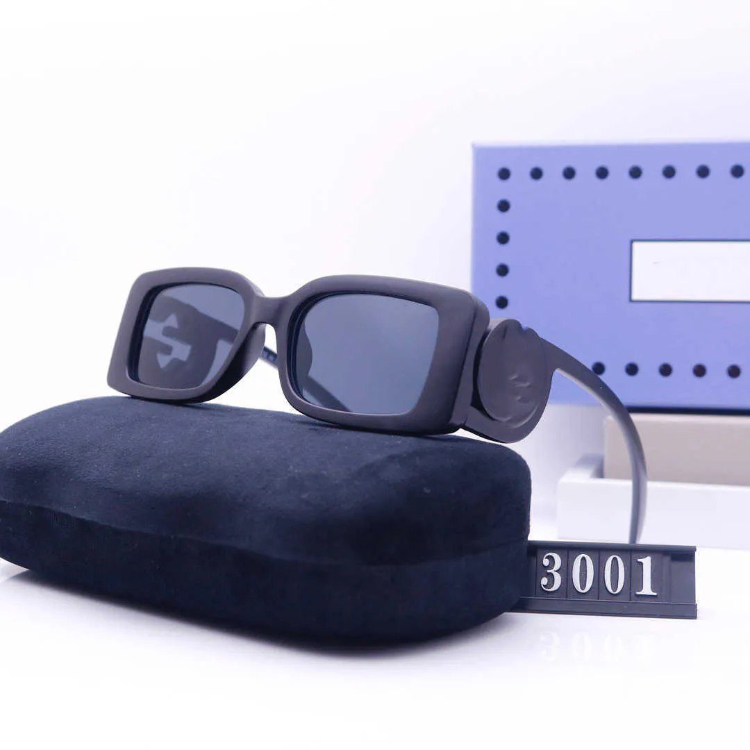 Lunettes de soleil de créateurs nouvelles lunettes de soleil à l'étranger pour hommes et femmes photographies de rue Lunettes de soleil classiques verres de mode de voyage 3001