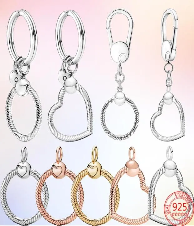 Neue beliebte 925 Sterling Silber Charm Halskette Key Ring Baby Schnuller Kit Kit Key Chain P Womens Classic Gift Fashion Access9184435