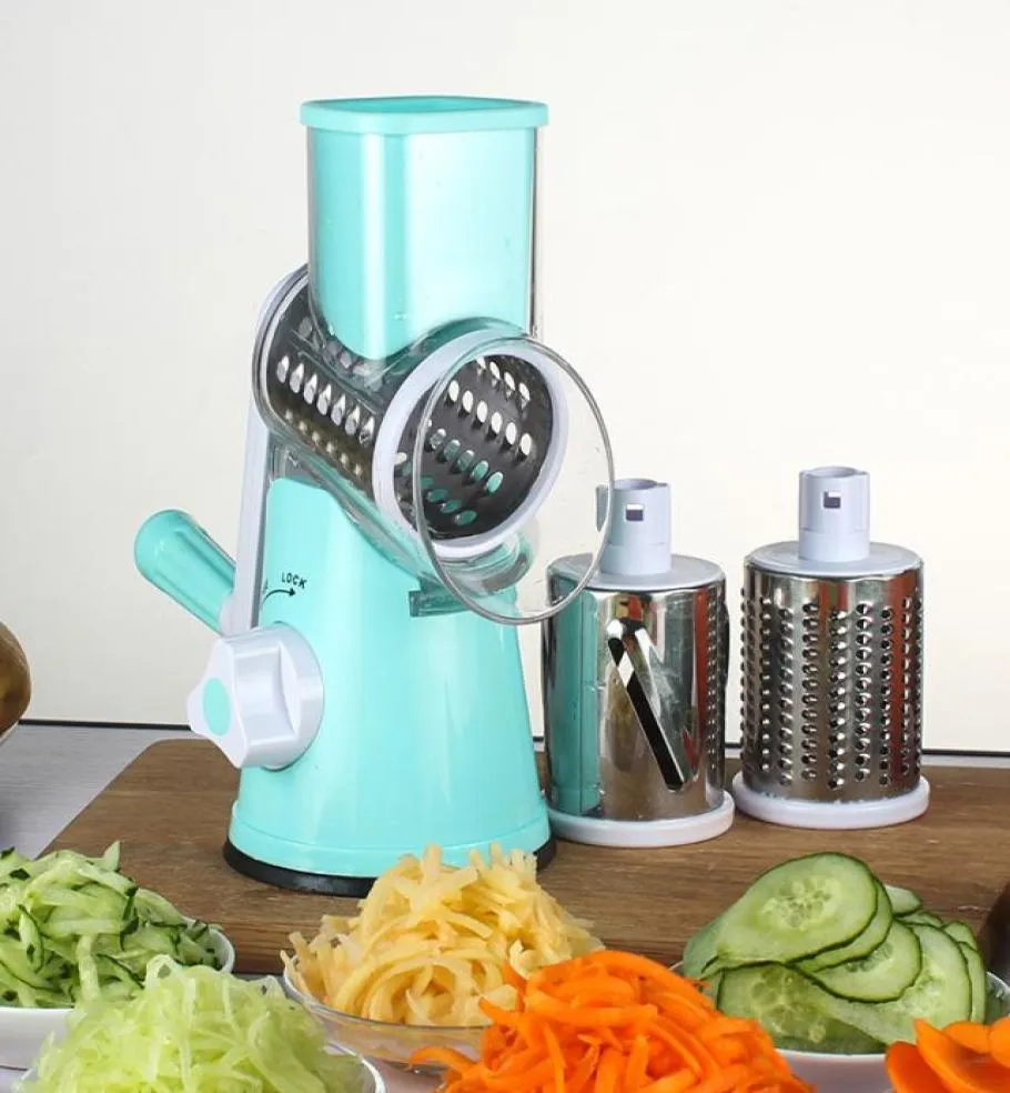 Mandoline Mandoline Slicer Vegetable Cutter Manual Potato Julienne Carrot Slicer Cheeter Crater en acier inoxydable Blades Kitchen Tool2358779