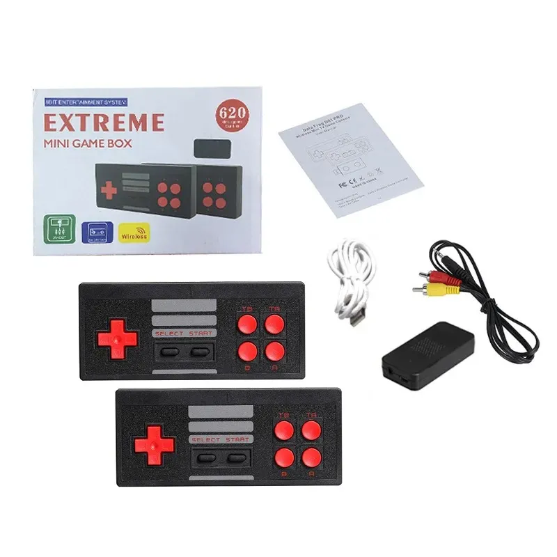 Wireless Portable Game Console Built in 2134 Classic Games for Nes FC Dendy Retro Video Game Console Support Two Players