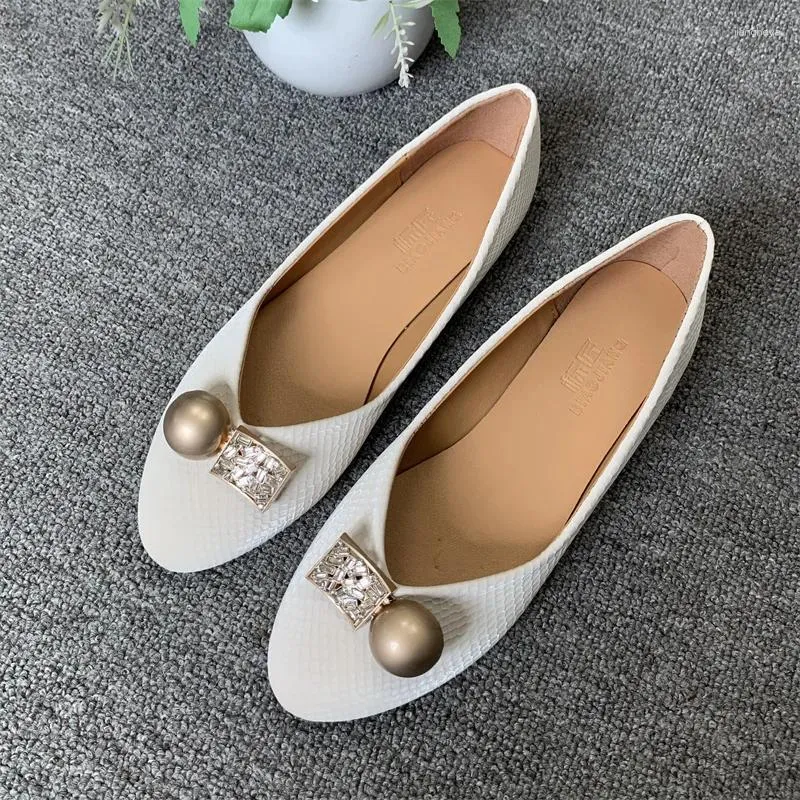 Casual Shoes Flat Women Spring Autumn Fashion Bekväm pekad tå Sexig Fairy Girl Loafers Plus Size #31-44