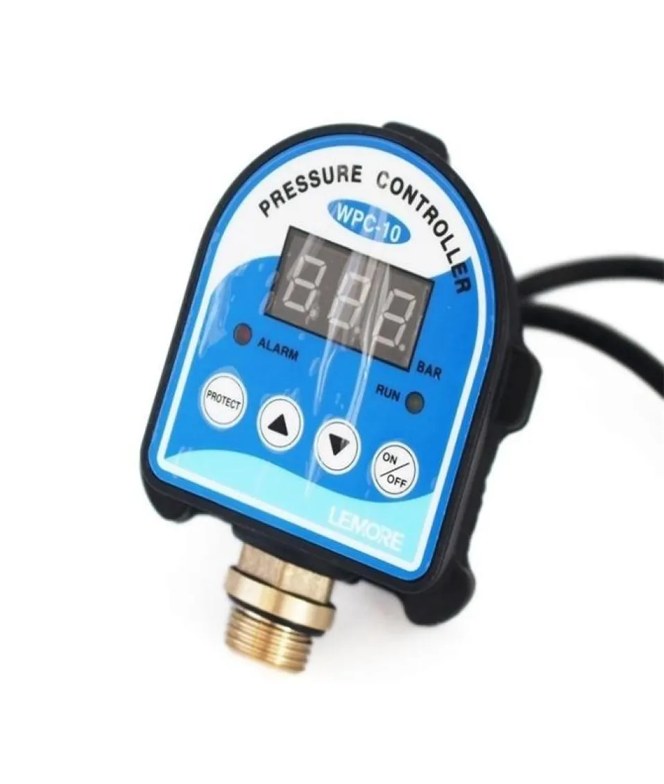 Digital Pressure Control Switch WPC10 Digital Display WPC 10 Eletronic Pressure Controller för vattenpump med G12quot Adapter7215457