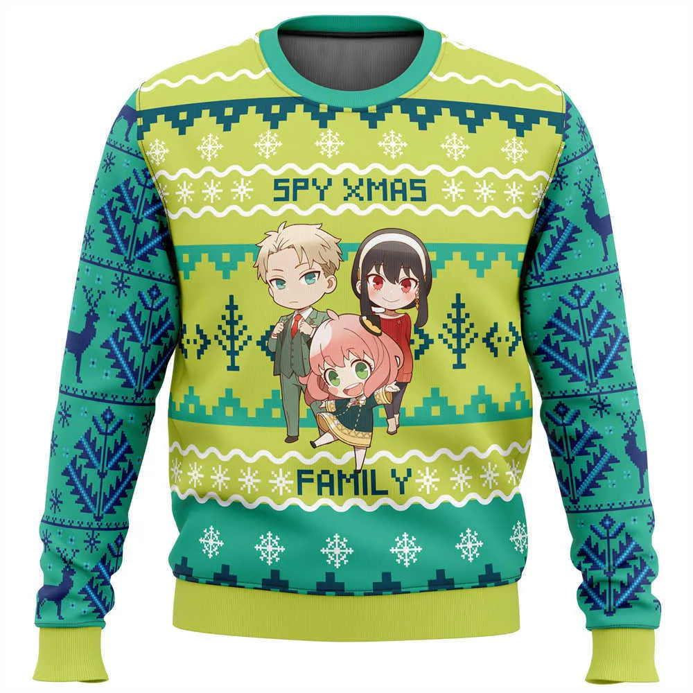 Kvinnors tröjor julanime ahegao tröja gåva Santa Claus pullover Men's 3D Sweatshirt och övre höst- och vinterkläder 2023 Novel231107