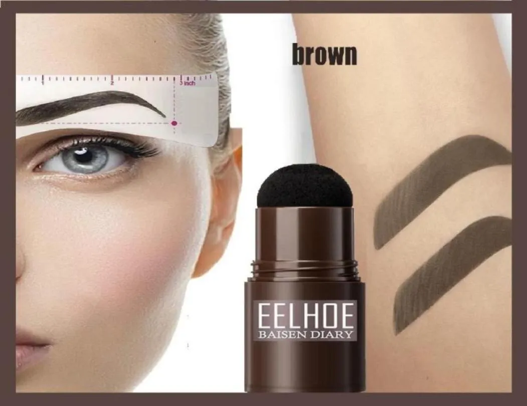 Eyebrow Enhancers 2022 Professional Brow One Steps Shaping Kit Stamp Set Makeup Stick Hairline Contour Waterproof Tint Stencil Temp8953444