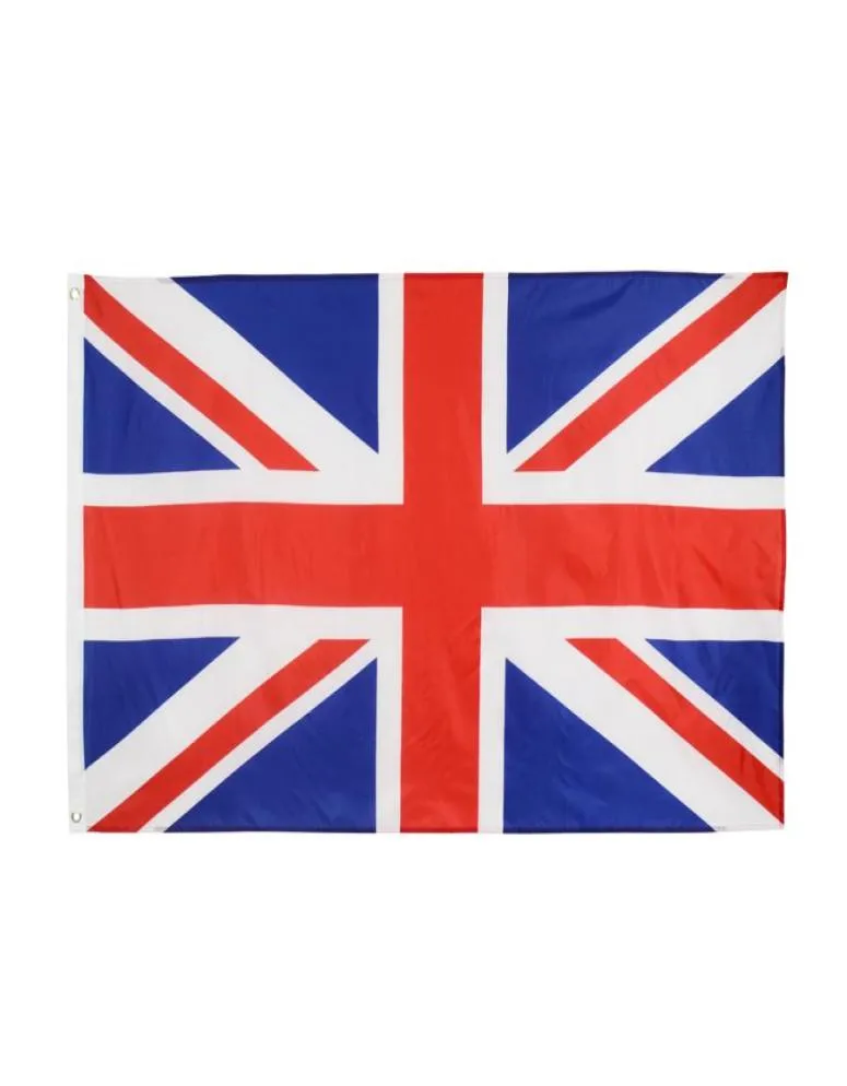 Union Jack United Reino Unido Bandeira UK de alta qualidade 90x150cm 3x5 pés prontos para enviar estoque 100 poliester2992905